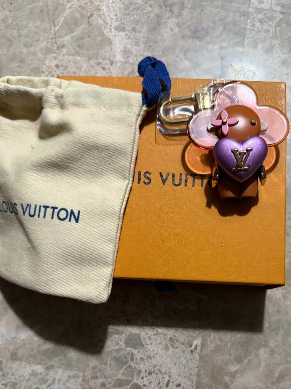 STUNNING Large Bag Charm-Brand New with Dustbag and LV Box!